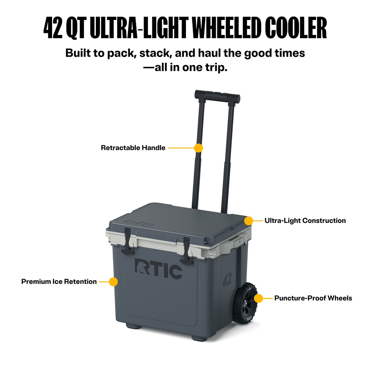 42 QT Ultra-Light Wheeled Cooler image 15